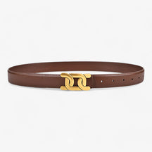 Riemen : Dames Retro Chic Riem voor Elegante Outfits - Bruin in Bruin van Pantino