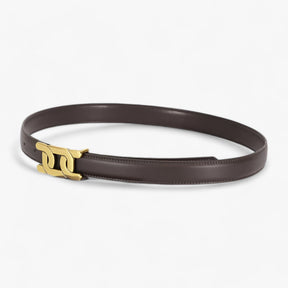 Riemen : Dames Retro Chic Riem voor Elegante Outfits - Bruin in van Pantino