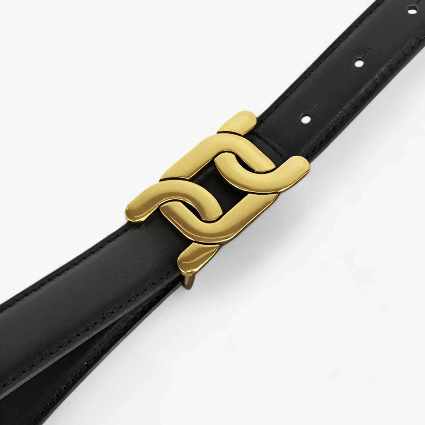 Riemen : Dames Retro Chic Riem voor Elegante Outfits - Bruin in van Pantino
