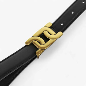 Riemen : Dames Retro Chic Riem voor Elegante Outfits - Bruin in van Pantino