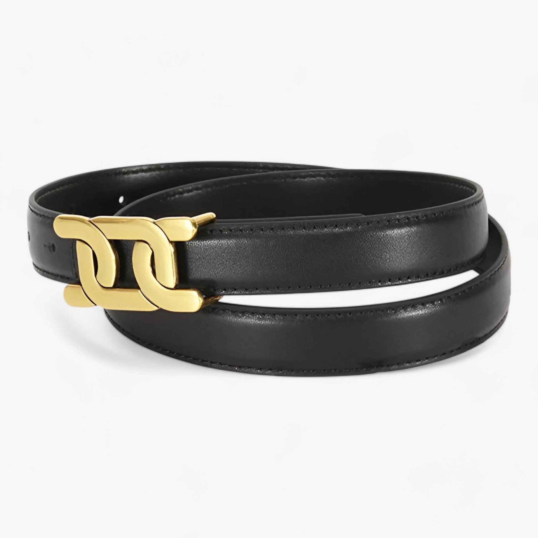 Riemen : Dames Retro Chic Riem voor Elegante Outfits - Bruin in van Pantino