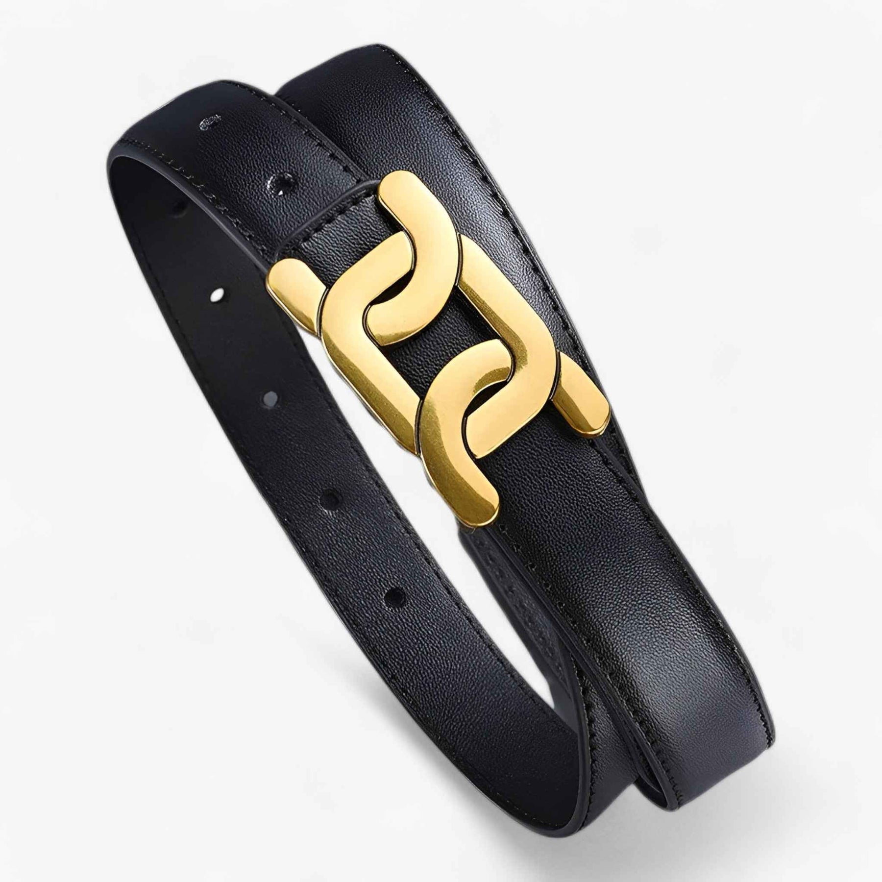 Riemen : Dames Retro Chic Riem voor Elegante Outfits - Bruin in van Pantino