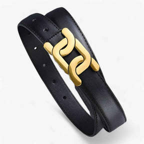 Riemen : Dames Retro Chic Riem voor Elegante Outfits - Bruin in van Pantino