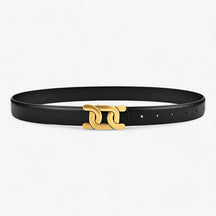 Riemen : Dames Retro Chic Riem voor Elegante Outfits - Bruin in Zwart van Pantino