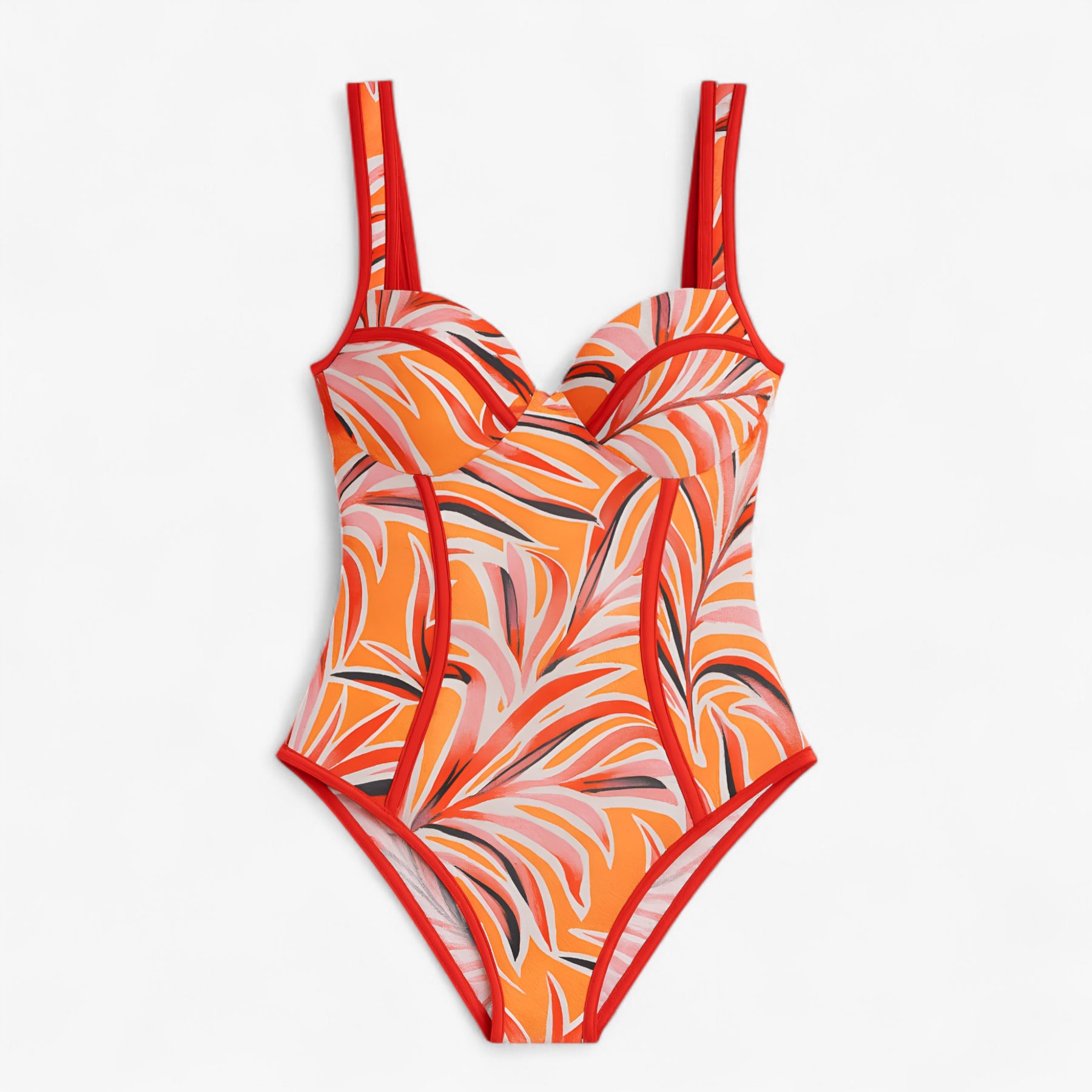 Women's Outfit : Robyn | Dames Slim Fit Badpak voor Elegante Look in Multikleur van Pantino