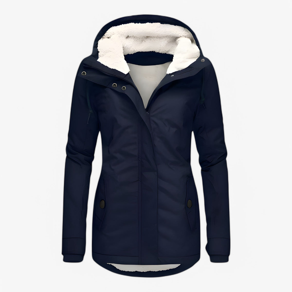 Damesbuitenjassen : Freya | Dames Stijlvol Winterjack in Blauw van Pantino
