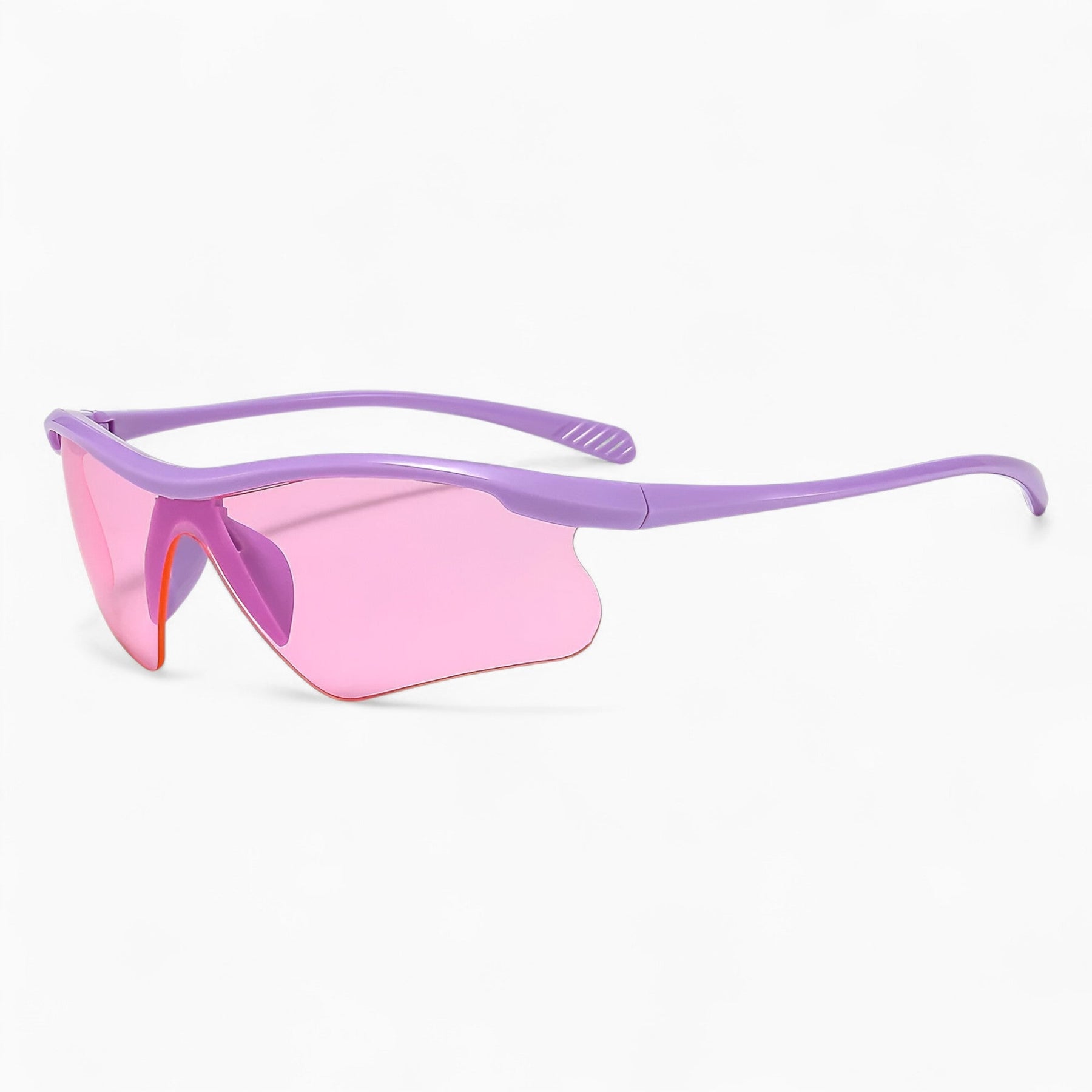 Zonnebrillen : Dames Vintage Zonnebril met UV-bescherming - Grijs Zilver in Violet roze van Pantino