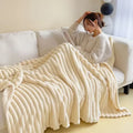 Coperta Morbida in Pile Calda - Crema