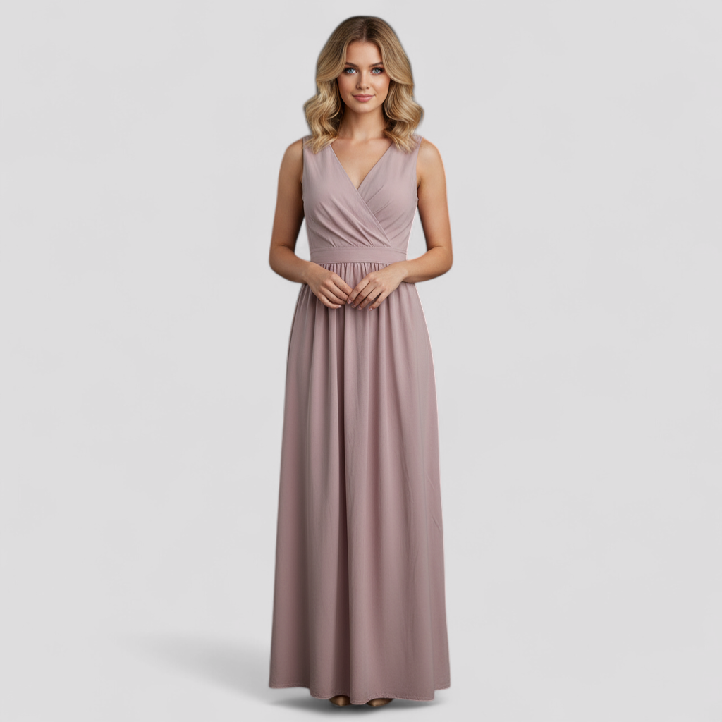 Dress : Adelina | Dames Elegante Lange Maxi Jurk Zomer in van Pantino