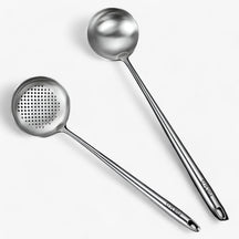 Kitchen Utensils : Roestvrij staal keukenapparatuur | Betrouwbaar, veelzijdig kookgerei in Soeplepel + schoenmakerslepel van Pantinoshop