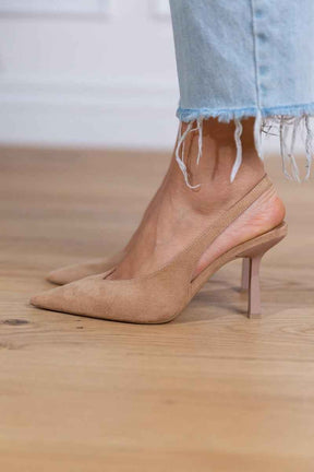 Damesschoenen : Elegante suède slingbackhakken voor een stijlvolle uitstraling in van Pantino