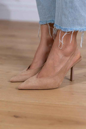 Damesschoenen : Elegante suède slingbackhakken voor een stijlvolle uitstraling in van Pantino