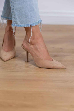 Damesschoenen : Elegante suède slingbackhakken voor een stijlvolle uitstraling in van Pantino