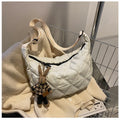 Bolso cruzado bordado para mujer - Blanco