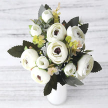 VelvetBloom - Kunstige Zijden Bloemen - Wit - Home - Pantino