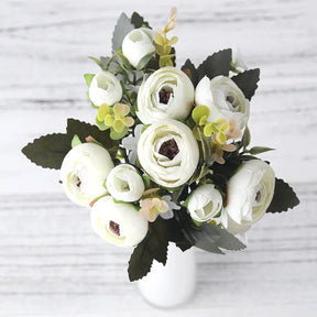 VelvetBloom - Kunstige Zijden Bloemen - Wit - Home - Pantino
