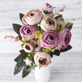 Flores de seda - Decorativas, siempre hermosas y coloridas - Seda