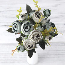VelvetBloom - Kunstige Zijden Bloemen - Grijs - Home - Pantino