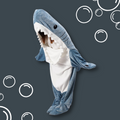 SharkieCuddle - Coperta Accogliente a Forma di Pinna di Pesce