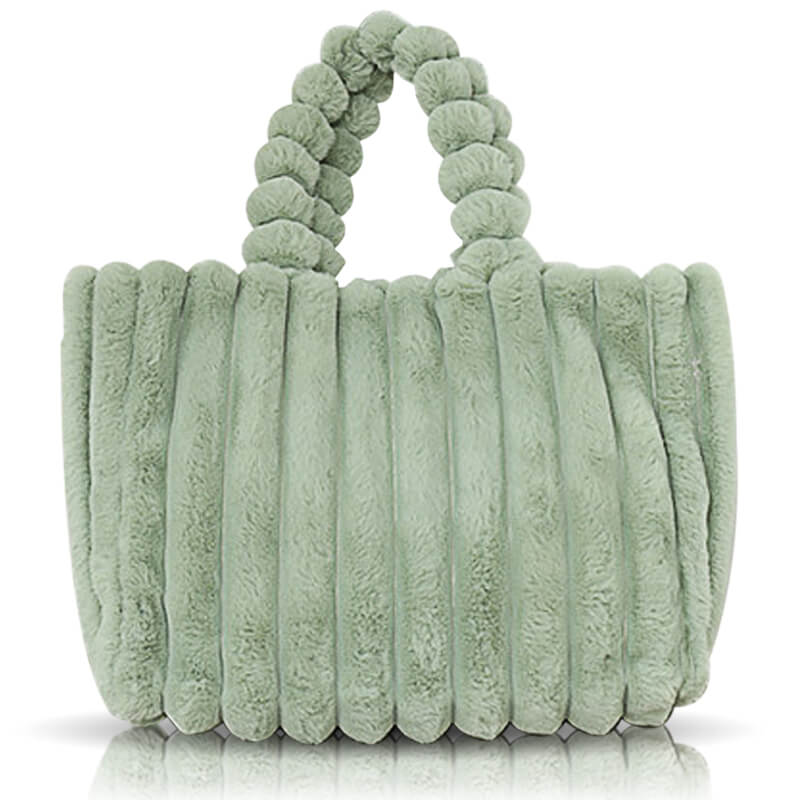 Morbida™️ Bont Zachte Schoudertas - Groen - Handbags - Pantino