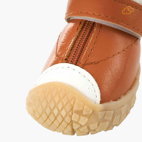 Schoenen : Antislip Hondenschoenen - Bescherming en Grip in Alle Weersomstandigheden - Bruin in van Pantino