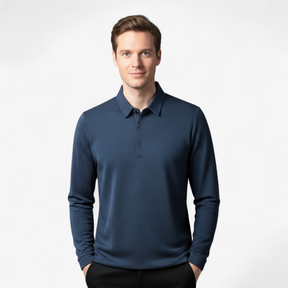 Polo Shirts: Poloshirts : Luis | Casual Poloshirt Met Lange Mouwen in van Pantino