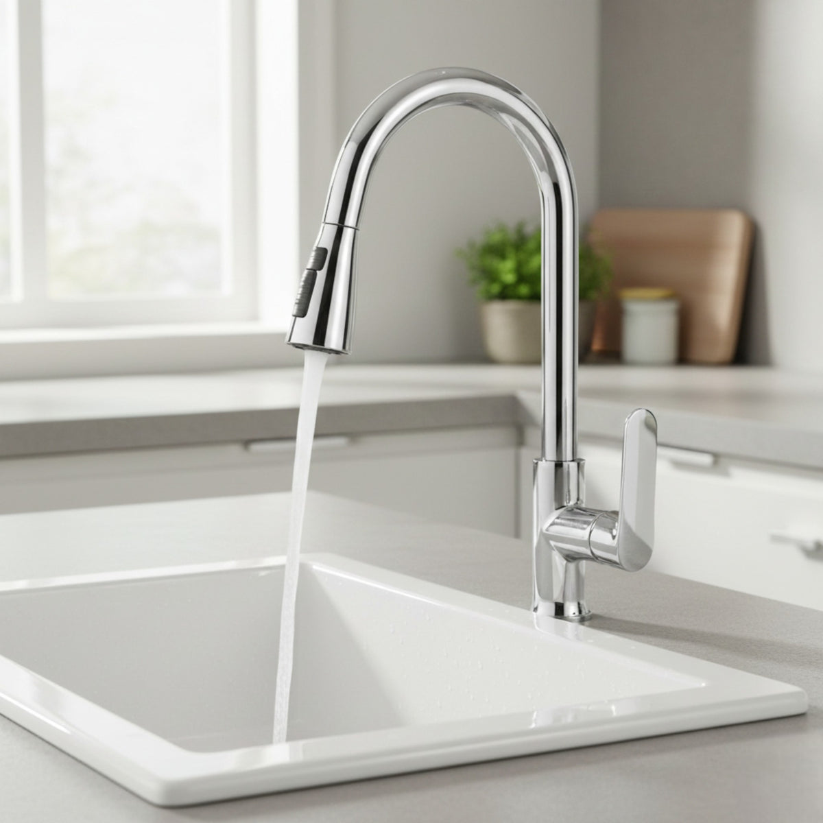 home & garden : Calius - Uittrekbare keukenkraan in van Pantino