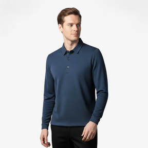 Polo Shirts: Poloshirts : Luis | Casual Poloshirt Met Lange Mouwen in van Pantino