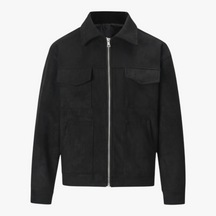 Herenjassen en -jassen : Gino | Heren Casual Multi Pocket Jas in Zwart van Pantino