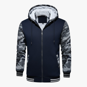 Heren Fleece Jassen : Nico | Heren Fleecejack met Capuchon voor Koud Weer in van Pantino