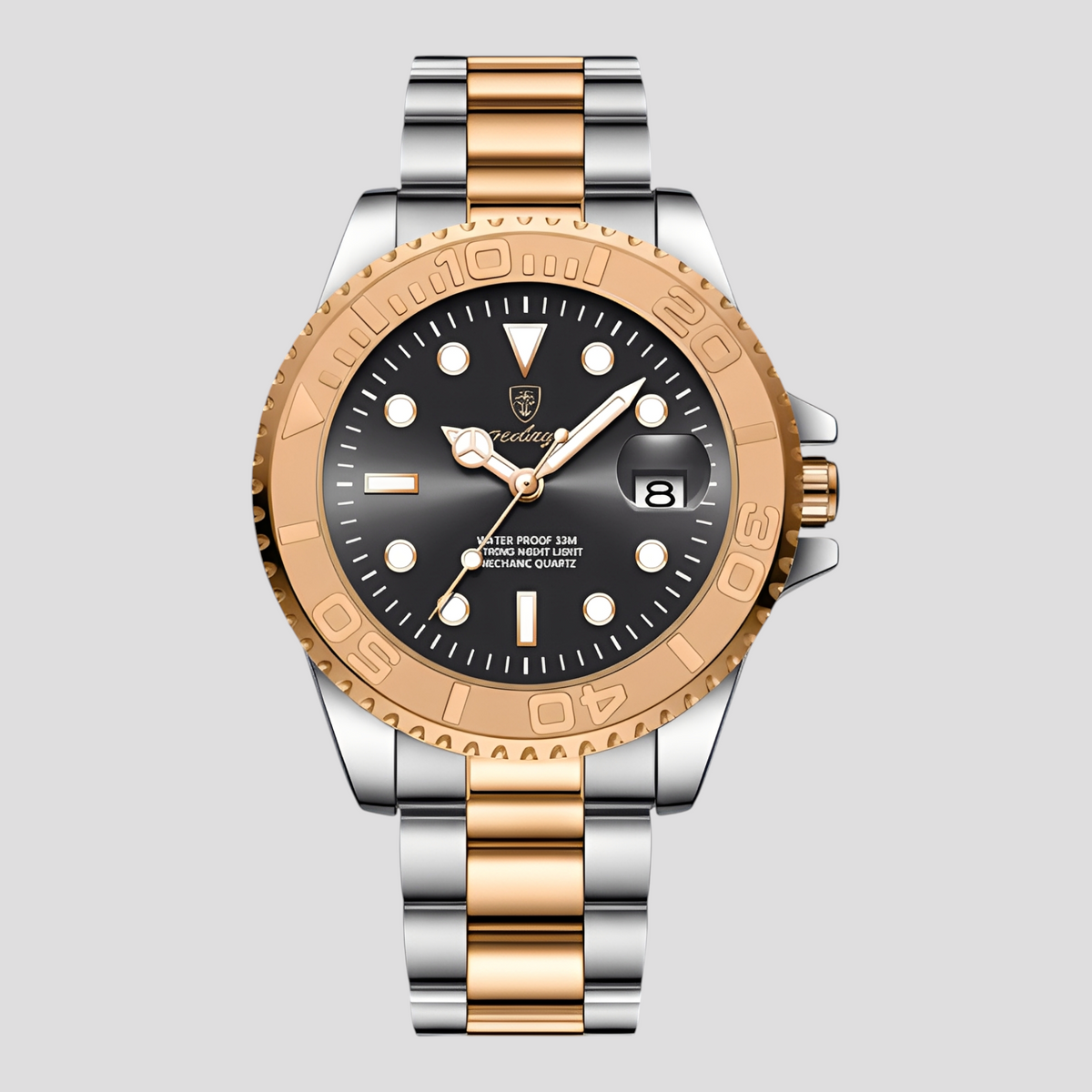 watches : Gabor | Luxe smartwatch met AMOLED-display in Goud van Pantinoshop