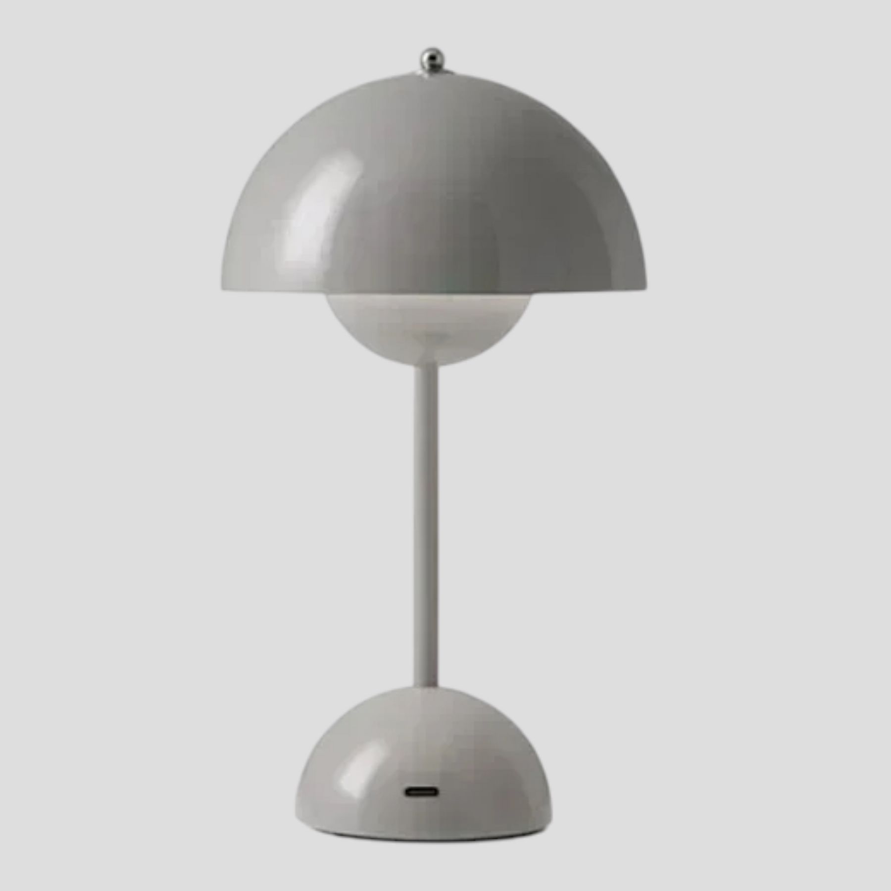 Akrylowa, USB ładowalna lampka stołowa LED – wzór grzyba, 30 cm