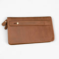 Clutch para hombre marrón - Elegante cuero largo