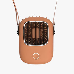 Blake | Draagbare nek- en dekenventilator - Oplaadbare koeling met LED-verlichting - Oranje - Blake | Draagbare nek- en dekenventilator - Oplaadbare koeling met LED-verlichting - €25 - Pantinoshop