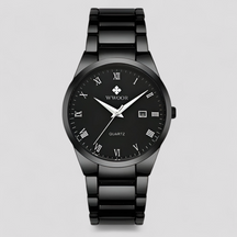watches : Victor | Elegant quartzhorloge in Zwart zwart met doos van Pantinoshop