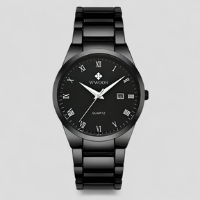 watches : Victor | Elegant quartzhorloge in Zwart zwart met doos van Pantinoshop