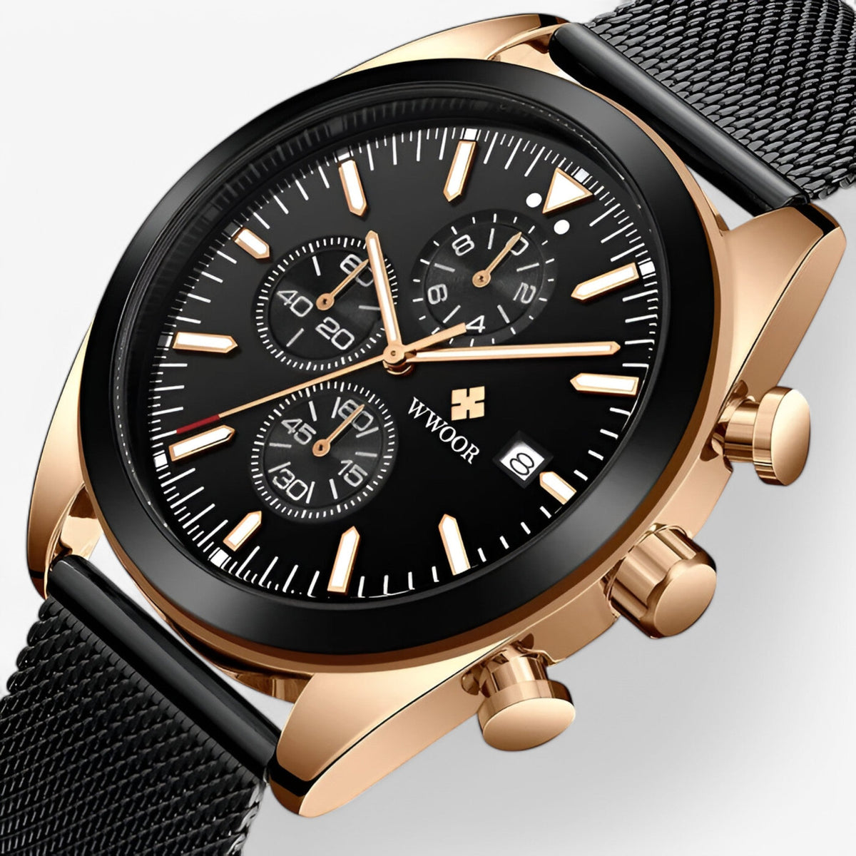 watches : Felix | Luxe chronograafhorloge van roestvrij staal in van Pantinoshop