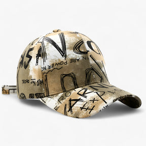 Matt | Stijlvolle Graffiti Snapback - Trendy en Comfortabel - Khaki Baseball Pet Verstelbaar - Matt | Stijlvolle Graffiti Snapback - Trendy en Comfortabel - €25 - Pantinoshop