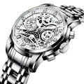 Orologio da uomo argento - Scheletrato