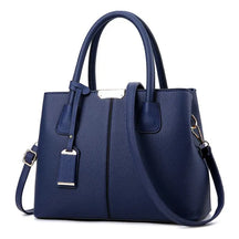 bags : Leren handtas Emily voor dames, zwart, ideaal voor dagelijks gebruik en avondjes uit. in darkblue van Pantino