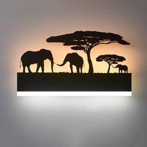 GardenFeel WereldLicht™ | Wandlamp & Decoratie | Voor ieder interieur - Safari - LED Wandverlichting - Pantino