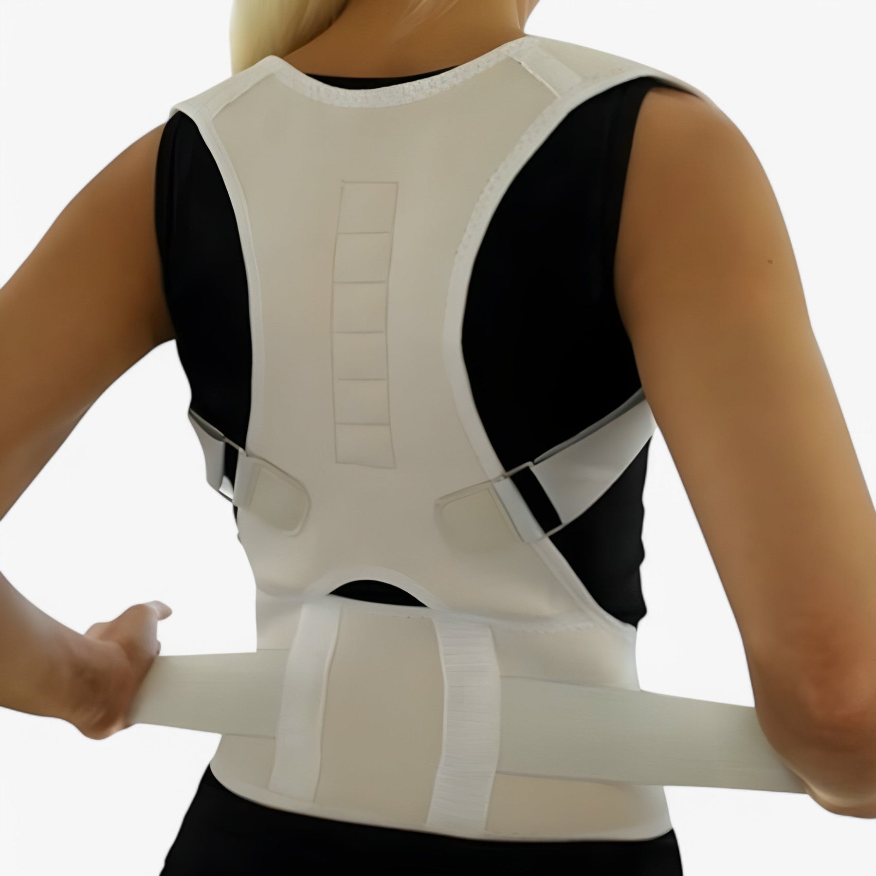 BeltGuard unisex justerbar og åndbar holdningskorrigerer til mænd og kvinder med ret ryg
