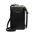 Bolso para Teléfono Julia de Cuero - Negro
