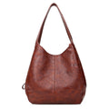 Bolso de hombro de cuero para mujer - Diseño cómodo para uso diario - Cuero PU