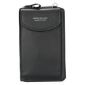 Borsa a tracolla fashion in pelle - Nera
