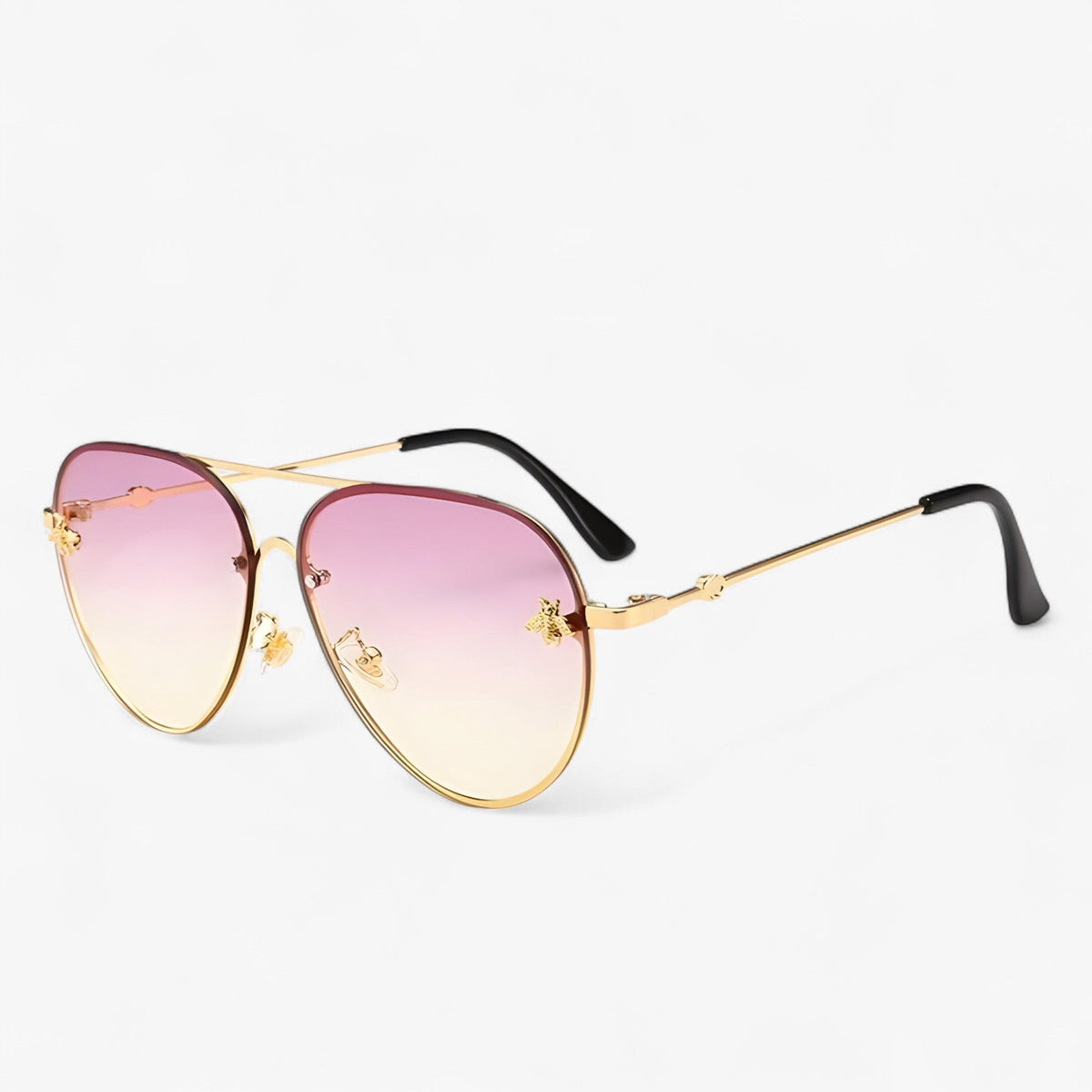 Joris | Bee Pilot Vintage zonnebrillen met metalen montuur- €25 : Joris | Bee Pilot Vintage zonnebrillen met metalen montuur in van Pantinoshop