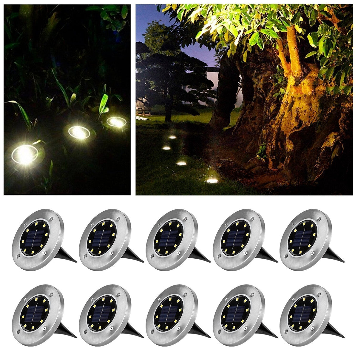 Draadloze LED Solar Tuinverlichting Deluxe - Verlicht jouw tuin met gemak - - Draadloze LED Solar Tuinverlichting Deluxe- - Pantino