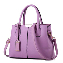 bags : Leren handtas Emily voor dames, zwart, ideaal voor dagelijks gebruik en avondjes uit. in purple van Pantino