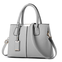 bags : Leren handtas Emily voor dames, zwart, ideaal voor dagelijks gebruik en avondjes uit. in lightgray van Pantino