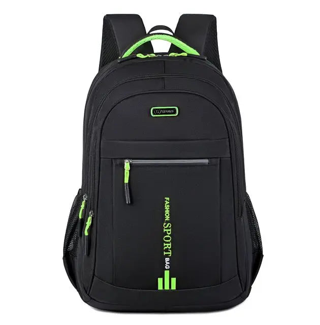 bags : UrbanHike | Moderne Oxford Waterdichte Rugzak voor Heren in Groen-A van Pantino